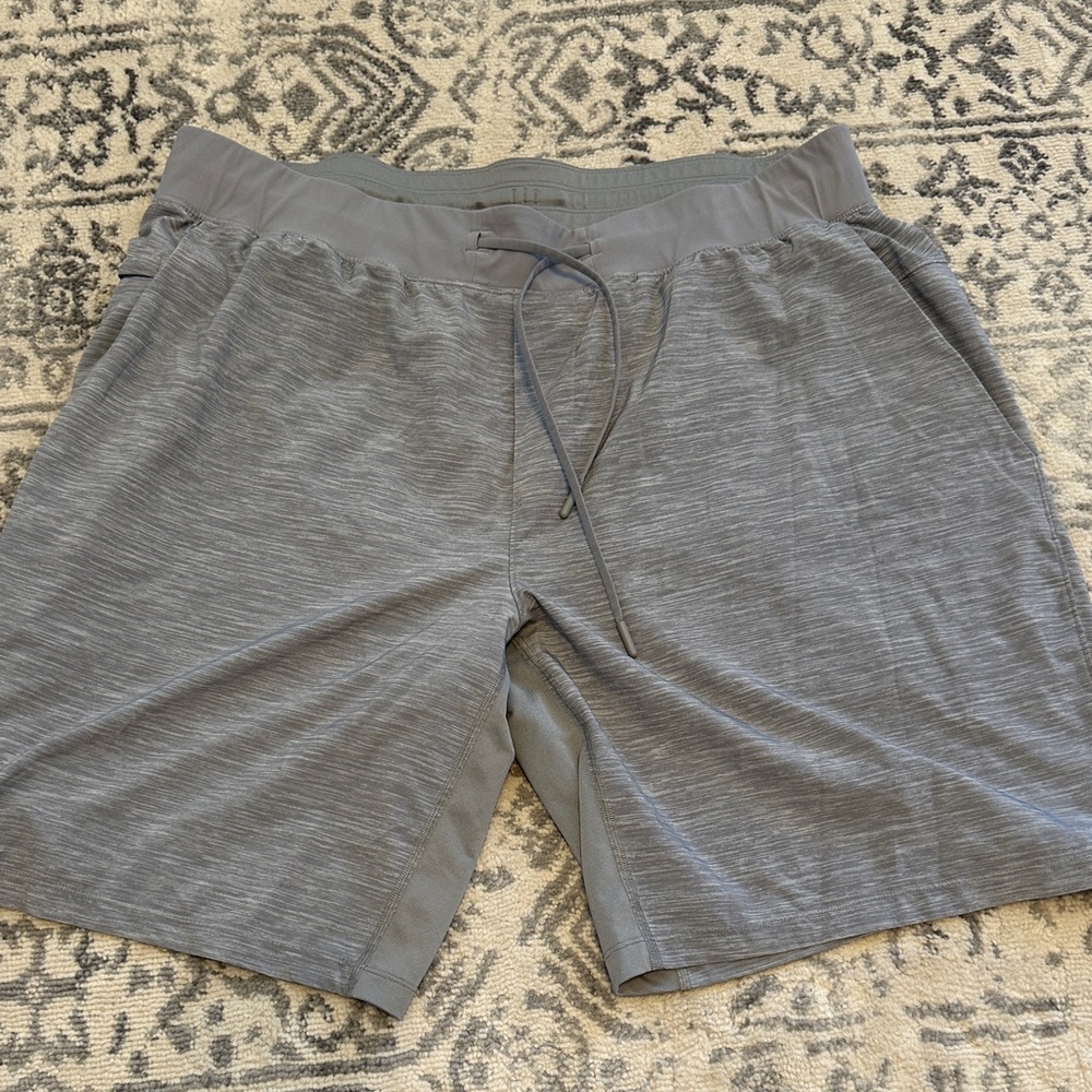 Men's Gray Lululemon Athletic Shorts 9’’ inseam